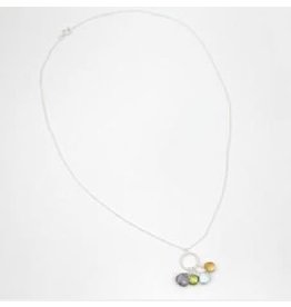 India Semiprecious Glitter Necklace