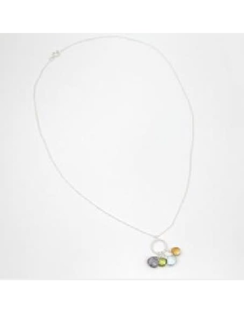 India Semiprecious Glitter Necklace