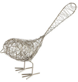 India Silver Wrapped Wire Bird