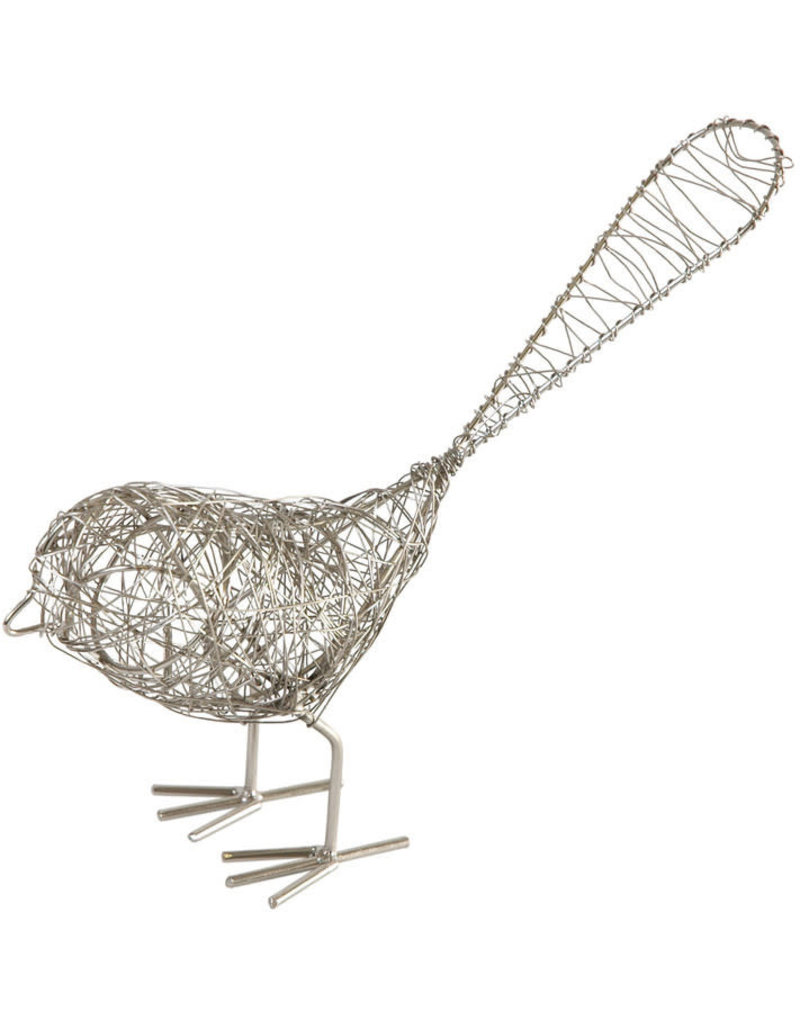 India Silver Wrapped Wire Bird