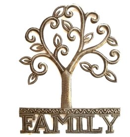 Haiti Family Tree Metal Wall Art