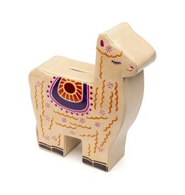 India Llama Leather Bank