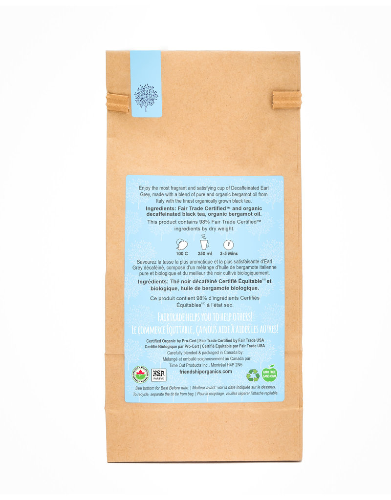 India Organic Decaf Earl Grey Friendship Tea Twinpack