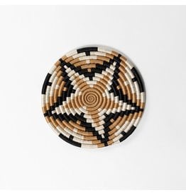 Rwanda Hand Woven Trivet Starburst 9"