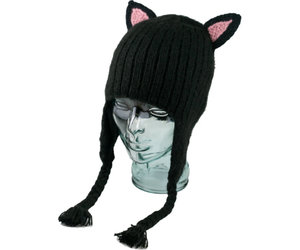 Andes Gifts Black Cat Hat