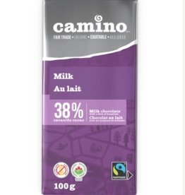 Dominican Republic Camino Chocolate Bar Milk 38% 100g