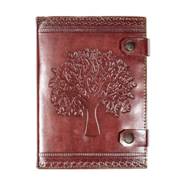 India Leather Tree of Life Journal