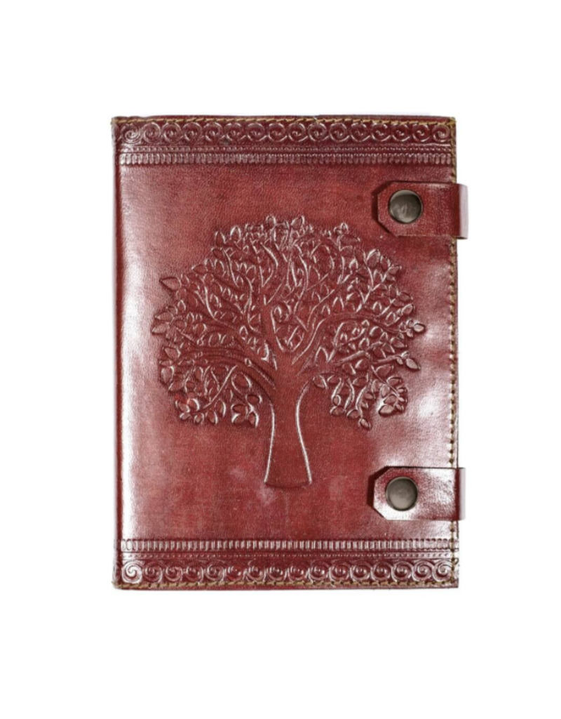 India Leather Tree of Life Journal