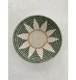 Rwanda Zuba Bowl Teal 12"