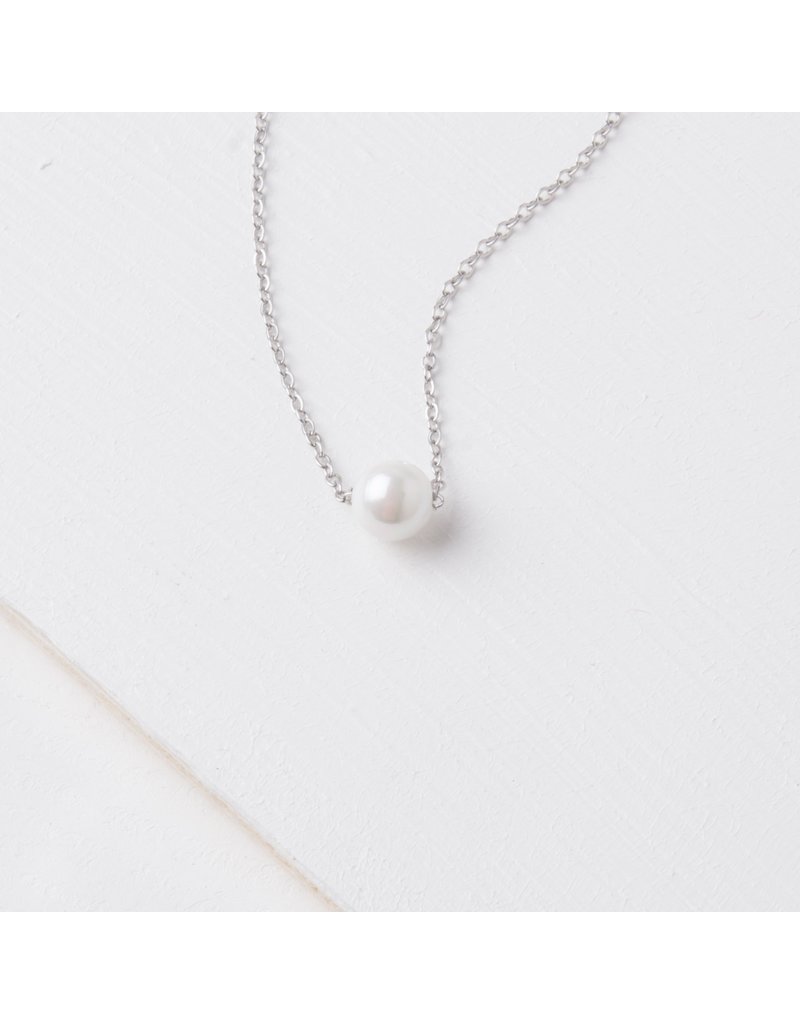 China Annie Silver Pearl Necklace
