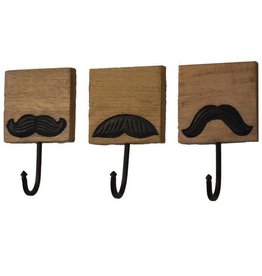 India Mustache Hooks