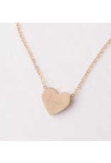 China Alexis Gold Heart Necklace