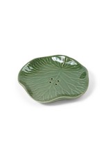 Indonesia Green Lily Pad Soap Dish