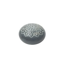India Stone Incense and Candle Holder