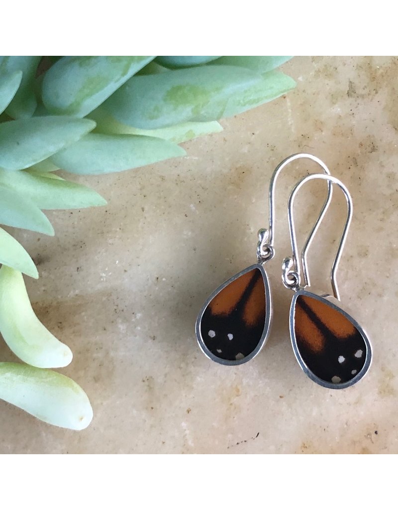 Nicaragua Butterfly Earrings Monarch