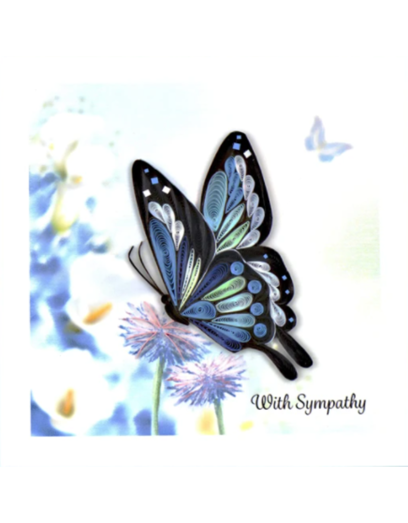 Vietnam Sympathy Butterfly Card