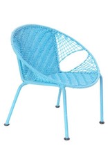 Senegal Blue Peekaboo Chair