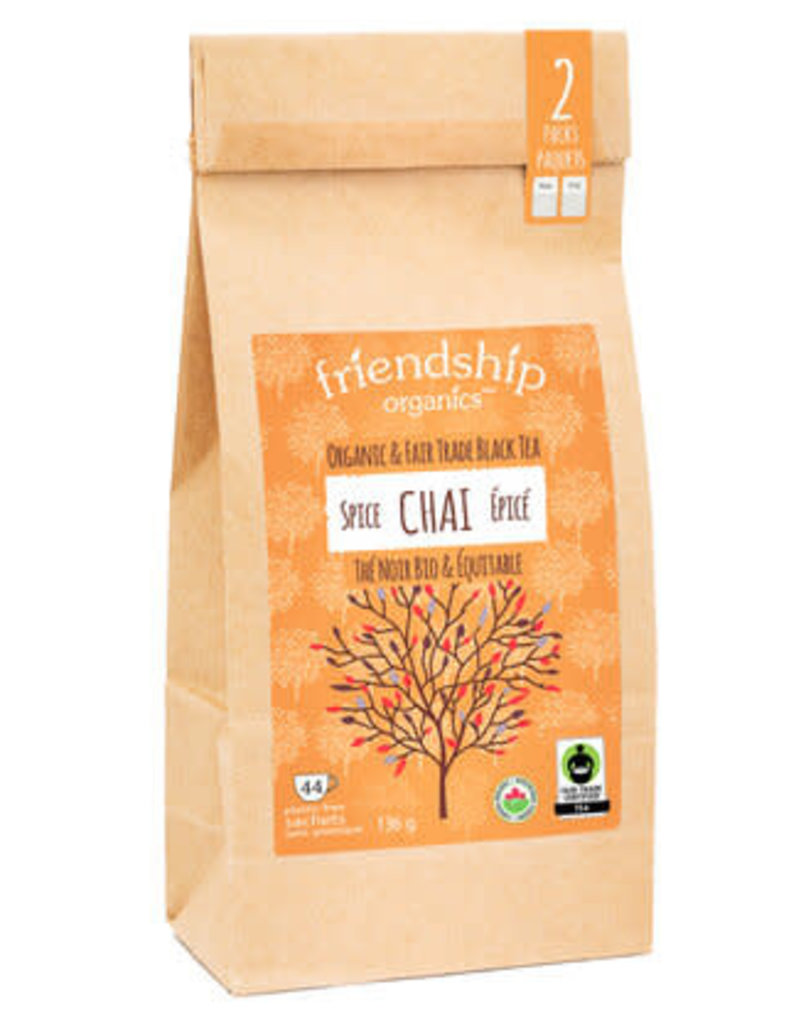 India Organic Chai Spice Friendship Tea Twinpack