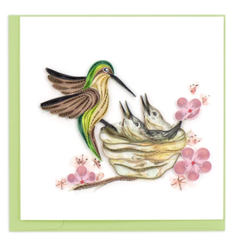 Vietnam Hummingbird Family Card