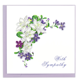 Vietnam Flowers Sympathy Card