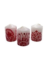 South Africa Red Henna Votive Candles (6-Pack)