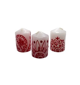 Kapula Red Henna Votive Candles (6-Pack)