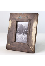 India Reclaimed Wood Picture Frame 4"x6"