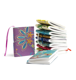 India Mini Embroidered Recycled Journal