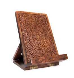 India Tablet and Book Stand Rosewood