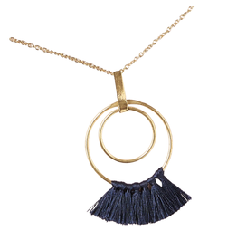 India In The Navy Necklace