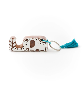 India Elephant Phone Dock Keyring