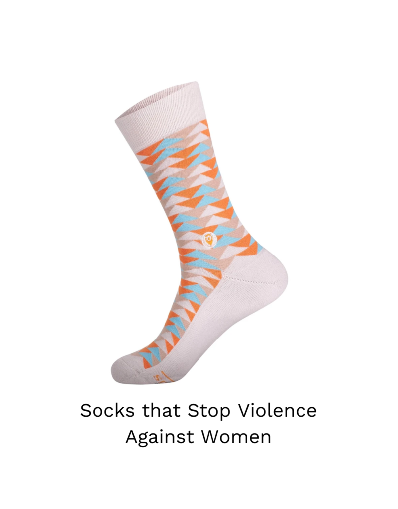 India Socks that Stop Violence Against Women