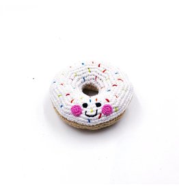 Bangladesh Friendly White Sprinkle Donut Rattle