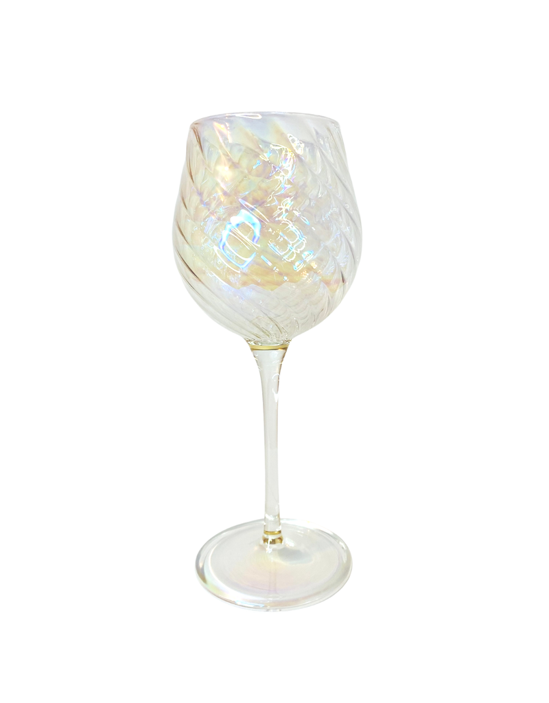 Egypt Iridescent Wine Glass