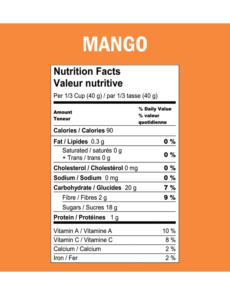 Colombia Mango Premium Organic Dried