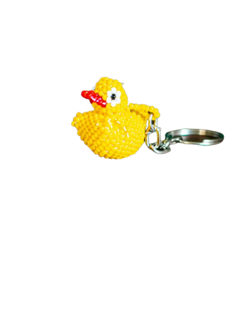 Guatemala Beaded Ducky Keychain