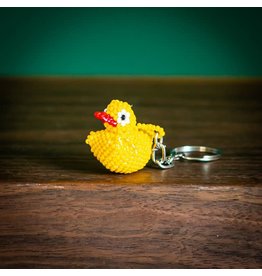 Guatemala Beaded Ducky Keychain