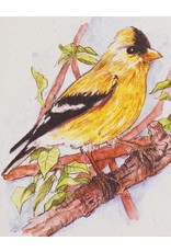 Sri Lanka Goldfinch Greeting Card