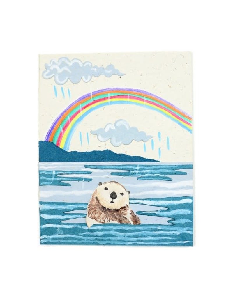 Sri Lanka Sea Otter Greeting Card