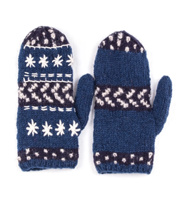 Nepal Midori Mittens Indigo