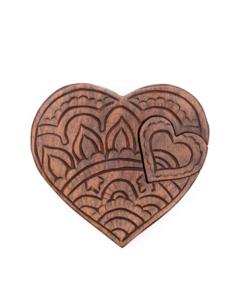 India Connected Hearts Puzzle Box