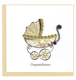 Quilling Card Baby Carriage Card