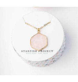 Starfish Project Rose Quartz Necklace