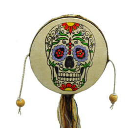 Peru Damasas Skull Spinner Drum