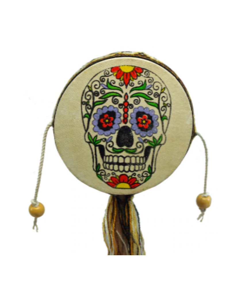 Peru Damasas Skull Spinner Drum