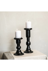 India Wren Candle Holder - small Black