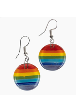 Chile Glass Rainbow Earrings