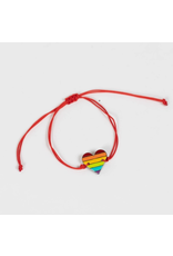 Colombia Rainbow Heart Gourd Bracelet
