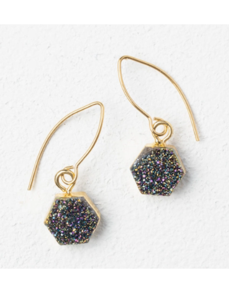 China Let the Light In Druzy Earrings