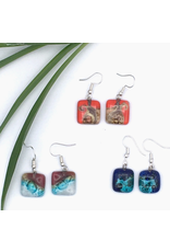 Nicaragua Small Glass Earrings assorted shapes